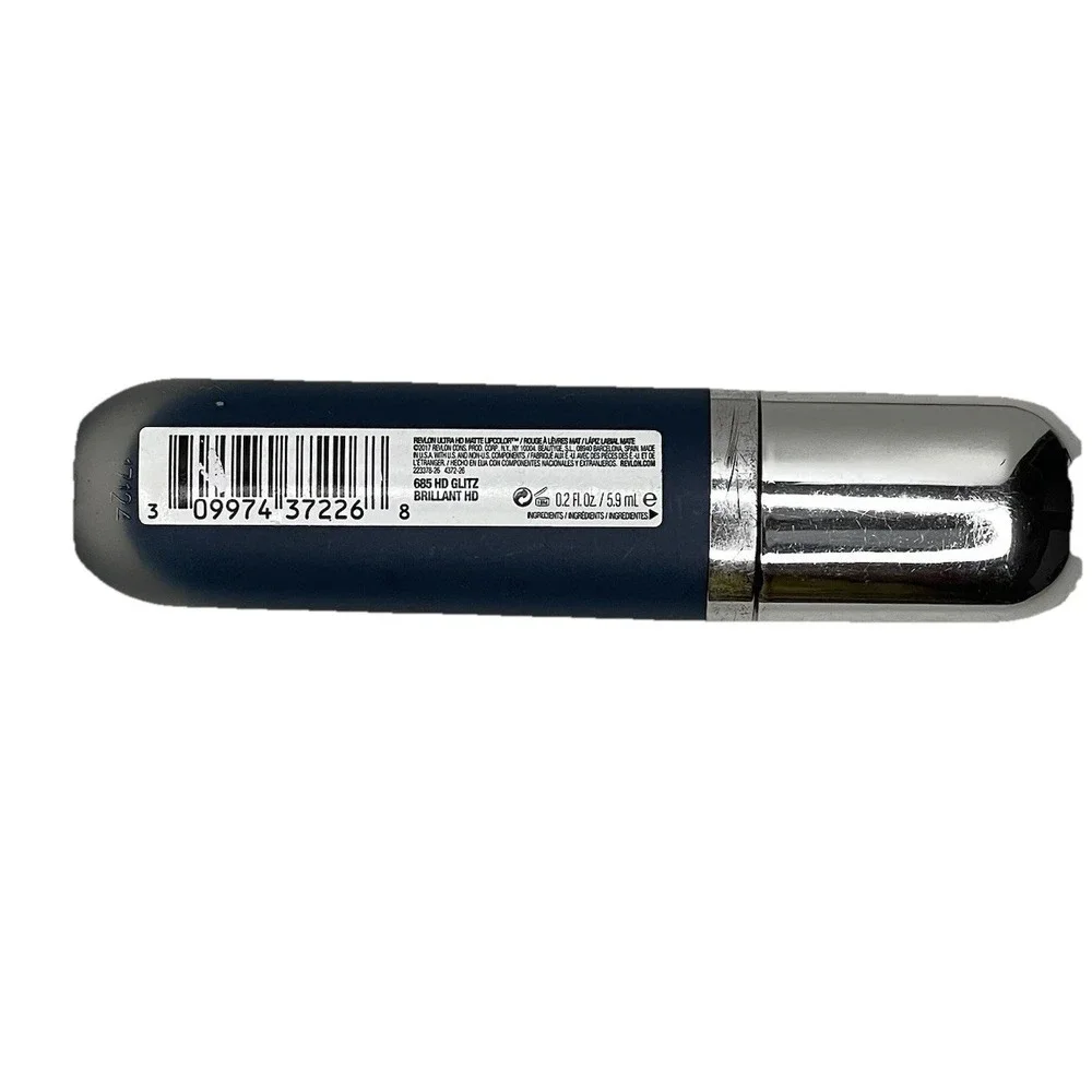 Revlon Ultra HD Glitz Matte Lip Color Metallic 685 Discontinued New Bold Gothic